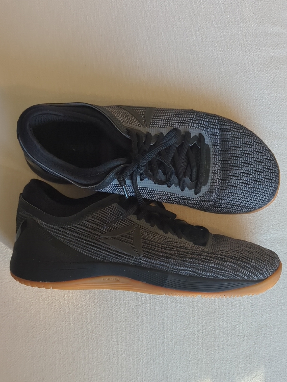 Reebok Crossfit Nano Black Gym Shoe Women's 8